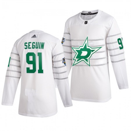 Dallas Stars Tyler Seguin 91 Wit Adidas 2020 NHL All-Star Authentic Shirt - Mannen